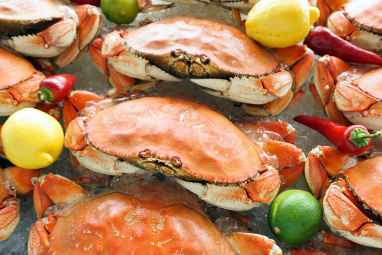 Home Delivery Crab Feed and Wine for up to six Golden State Salmon